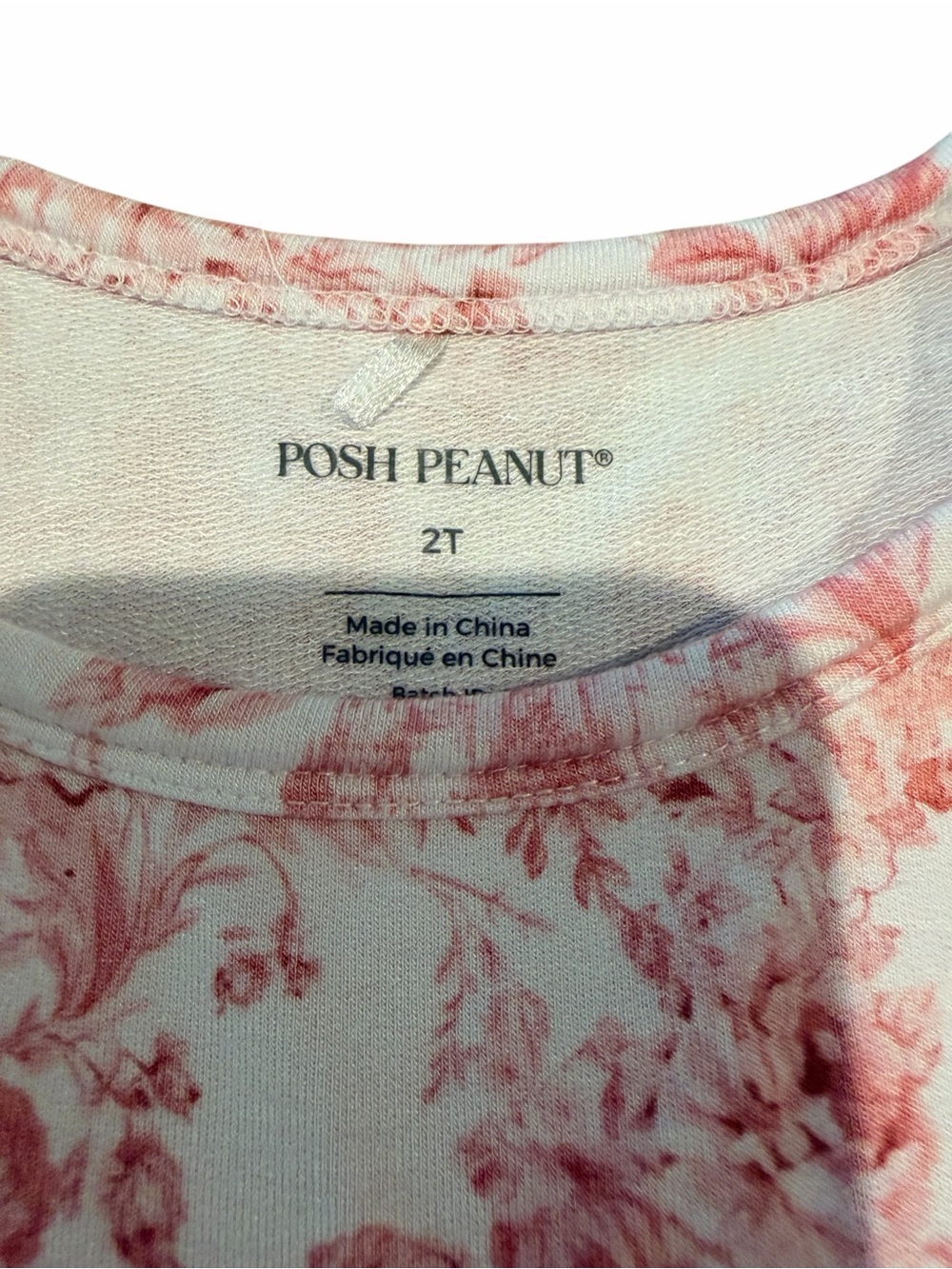 Posh Peanut Pink Toile Ruffle Matching Set - Picture 2 of 7